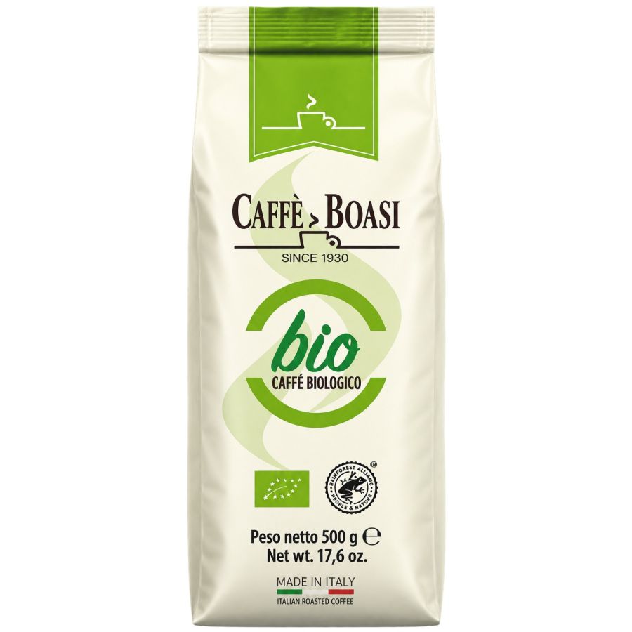 Caffè Boasi Bio økologisk kaffe 500 g kaffebønner