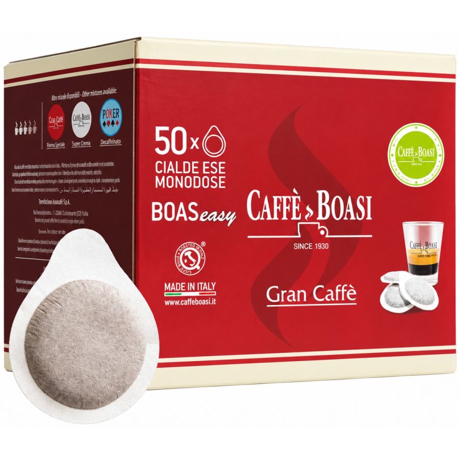 Caffè Boasi Gran Caffè E.S:E. espressopods 50 stk.