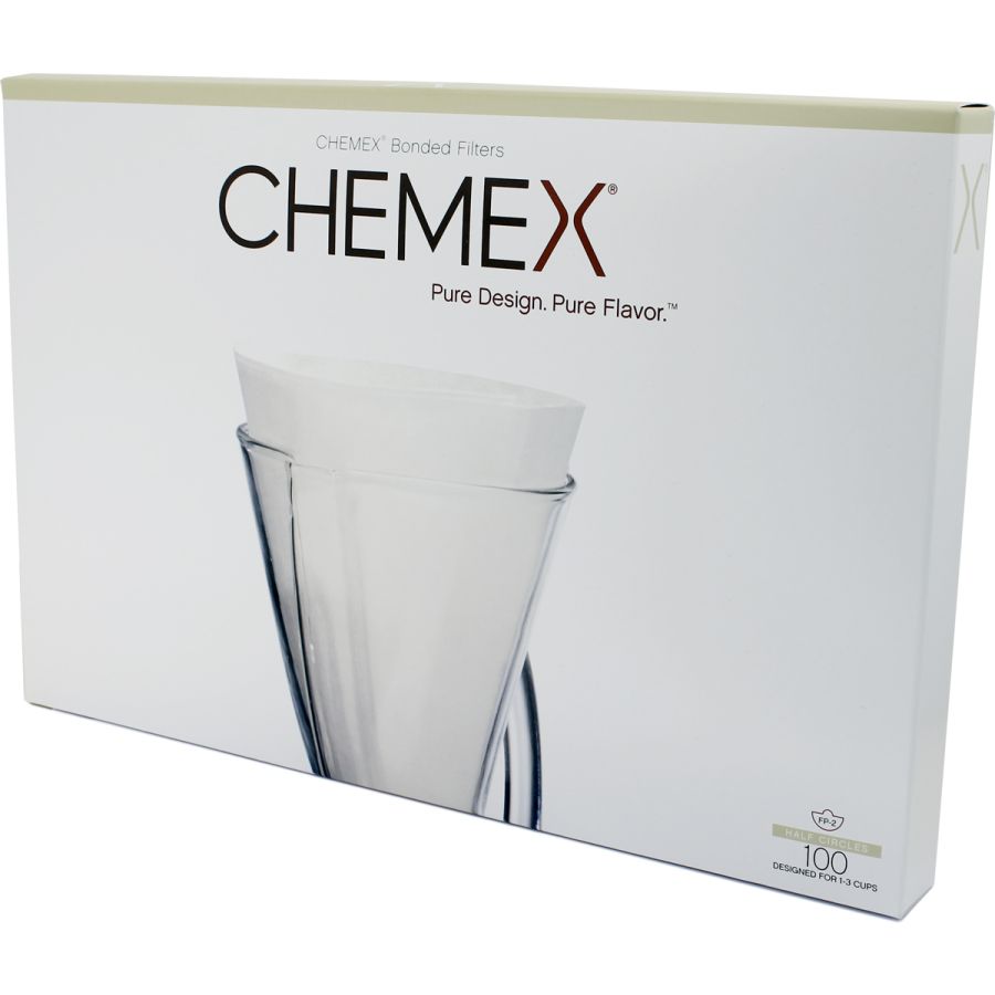 Chemex filterpapir til 3 kopper kaffemaskine, 100 stk.