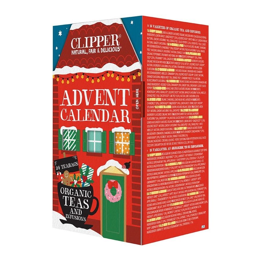 Clipper Advent Calendar 2026 te-julekalender 24 tepose