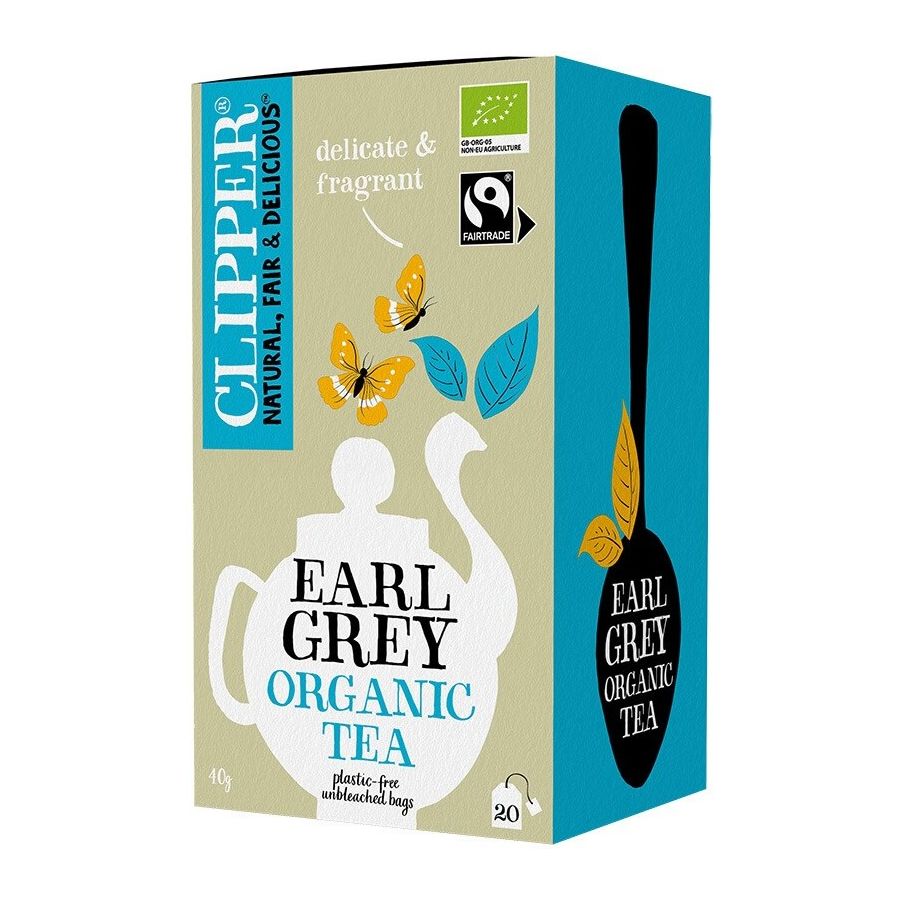 Clipper Organic Earl Grey Tea 20 teposer