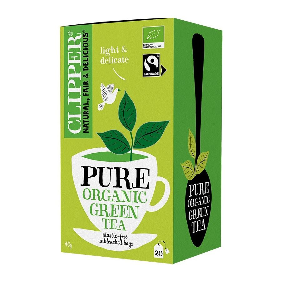 Clipper Organic Pure Green Tea 20 teposer