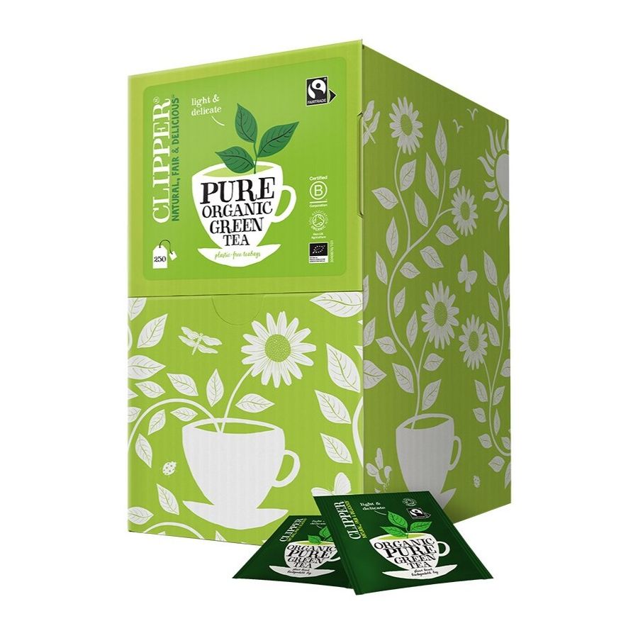 Clipper Organic Pure Green Tea 250 teposer