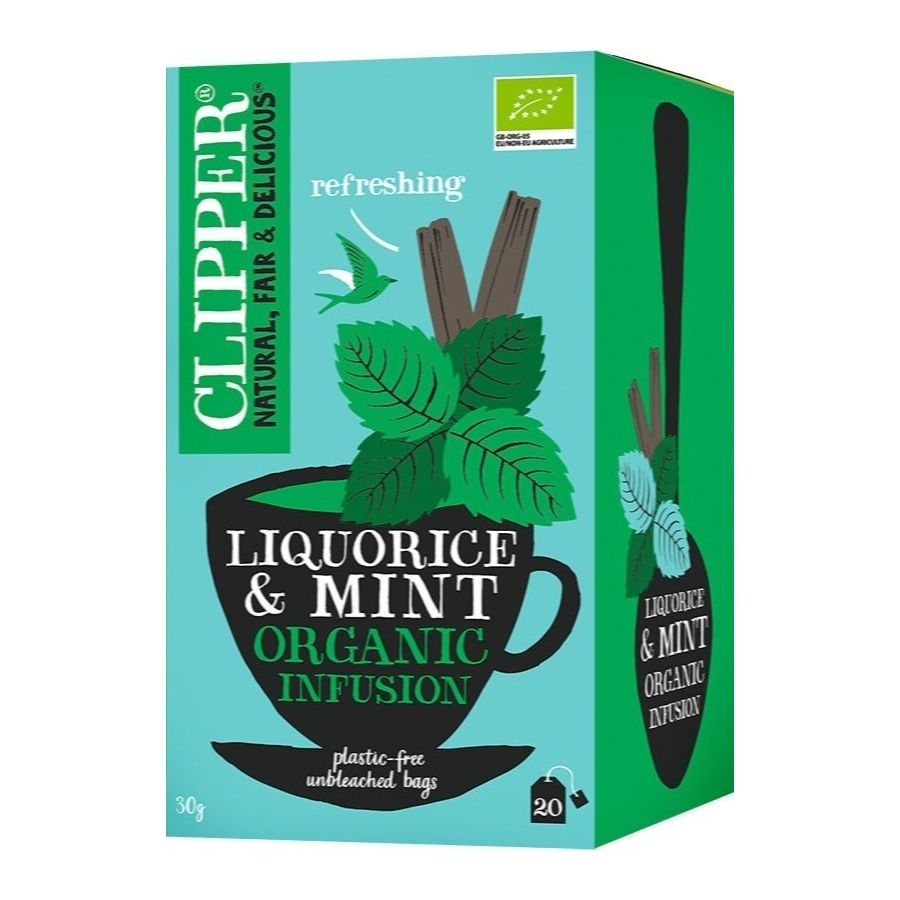 Clipper Organic Liquorice & Mint Infusion 20 teposer