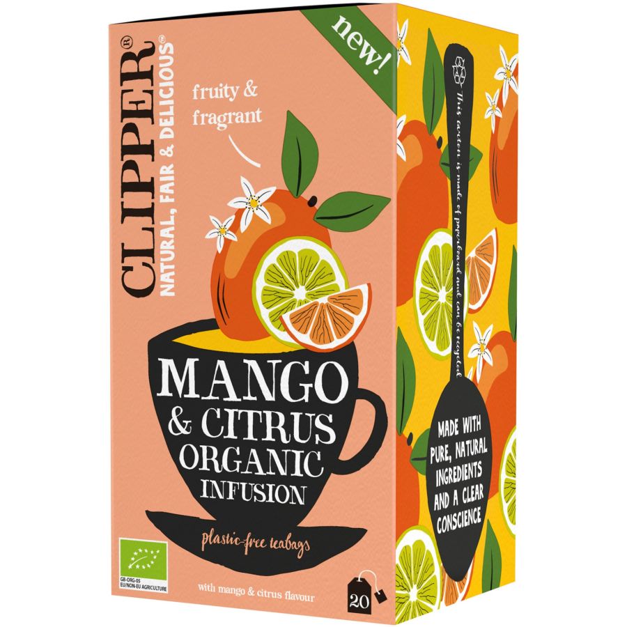 Clipper Mango & Citrus Organic Infusion 20 teposer