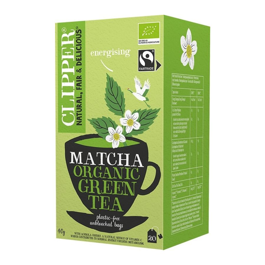 Clipper Matcha Organic Green Tea 20 tebreve