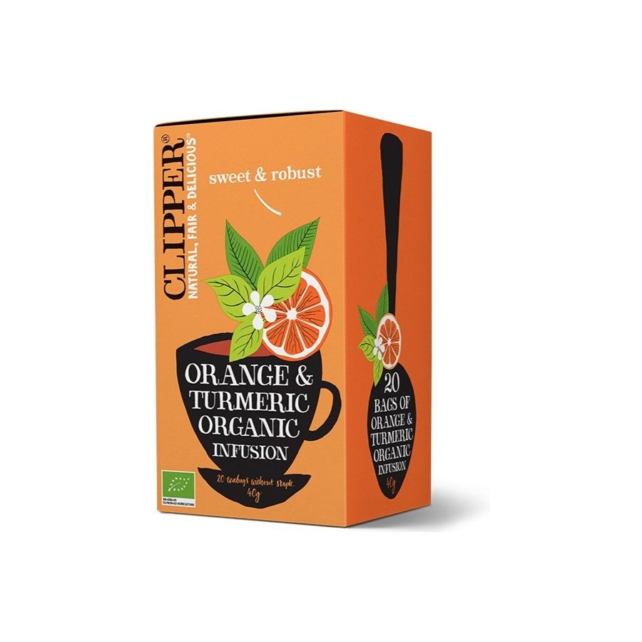 Clipper Orange & Turmeric Organic Infusion 20 teposer
