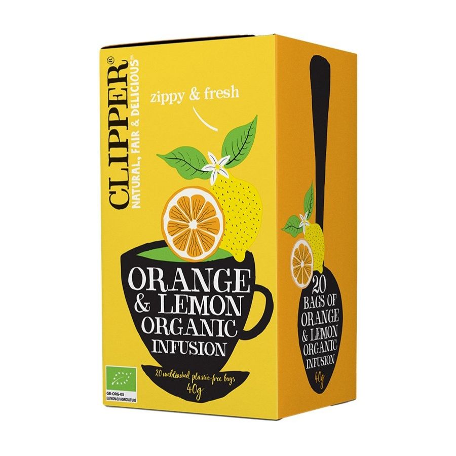 Clipper Organic Orange Lemon Infusion, 20 teposer