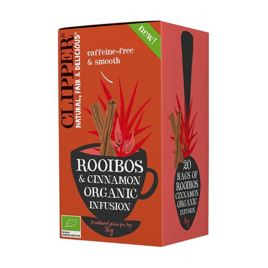 Clipper Organic Rooibos & Cinnamon Infusion, 20 teposer