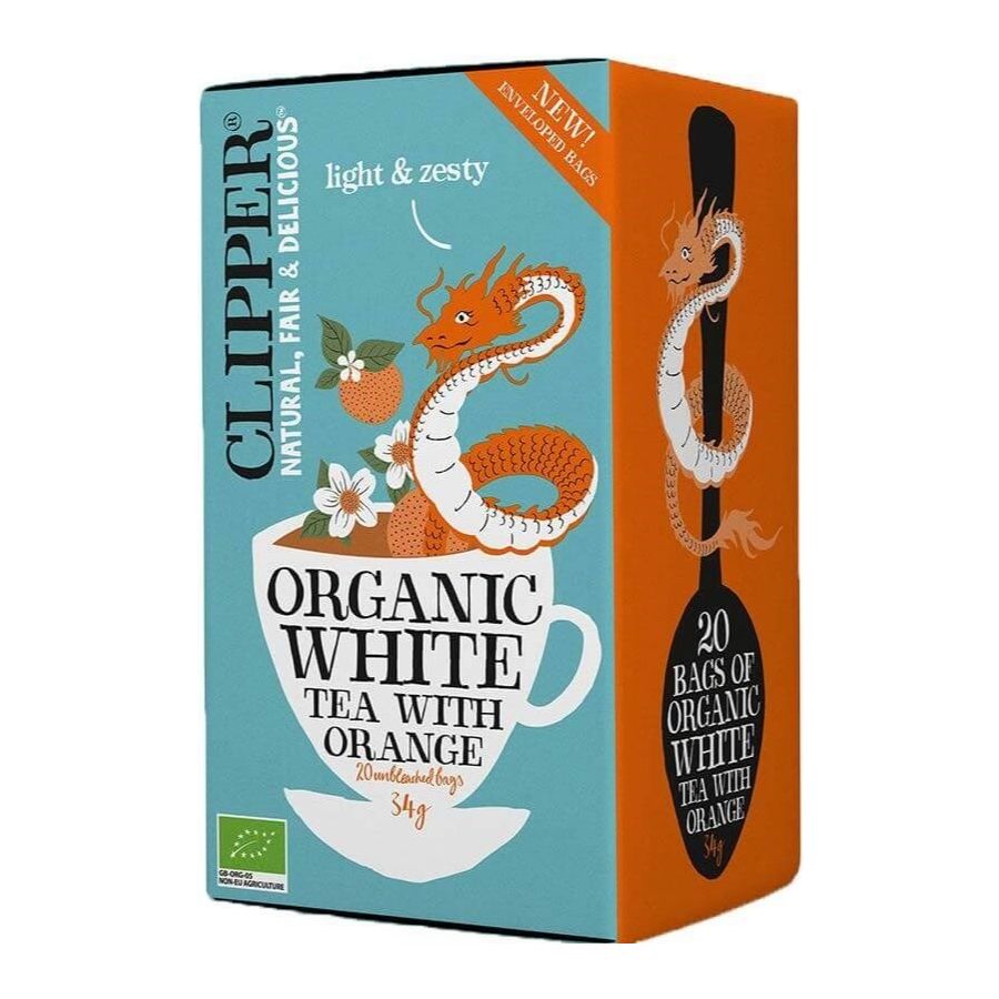 Clipper Organic White Tea With Orange 20 teposer