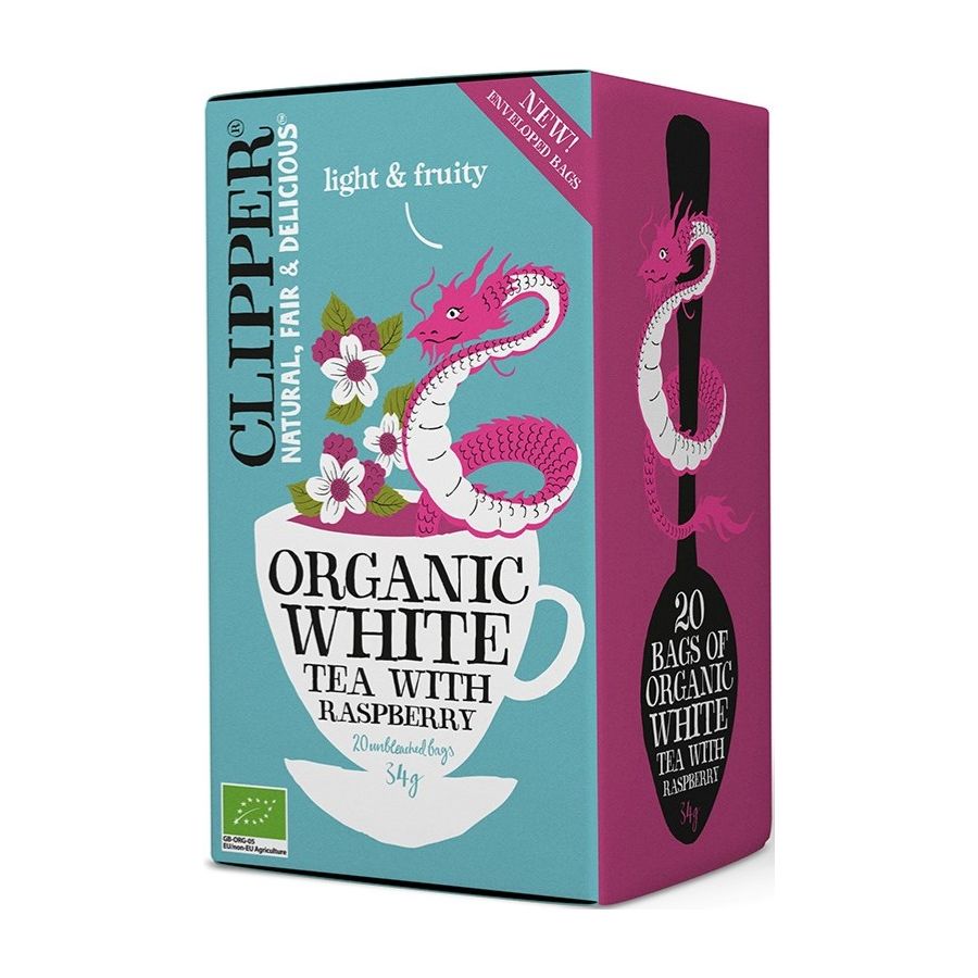 Clipper Organic White Tea With Raspberry 20 teposer