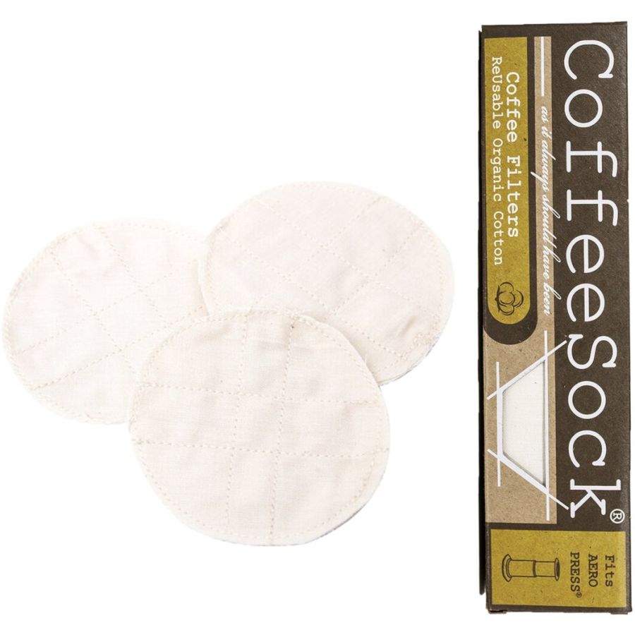CoffeeSock Disc formet AeroPress® kaffefiltre, 3 stk
