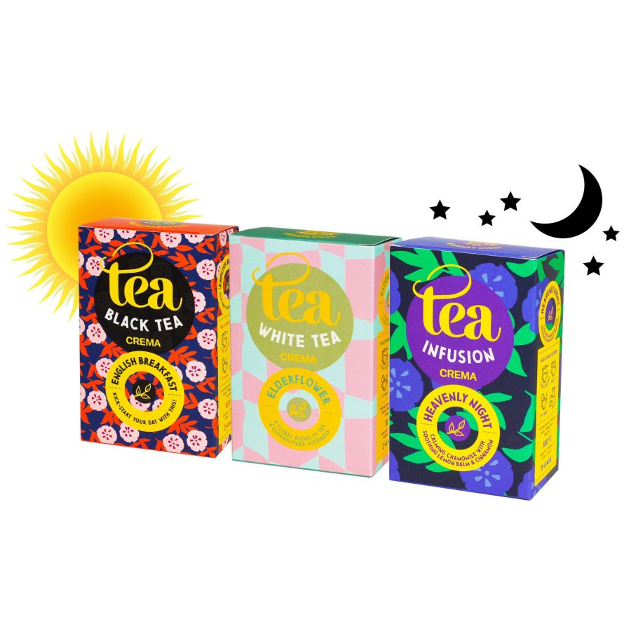 Crema Tea Morning To Night -te sortiment