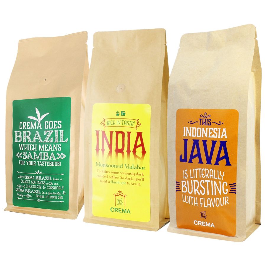 Crema filterkaffen I - 3 x 500 g