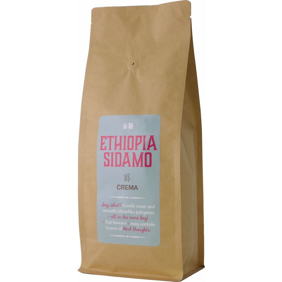 Crema Ethiopia Sidamo 1 kg kaffebønner