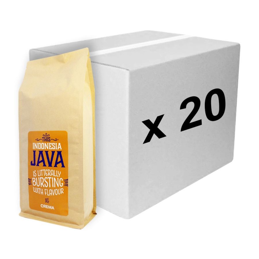 Crema Indonesia Java 20 x 1 kg kaffebønner