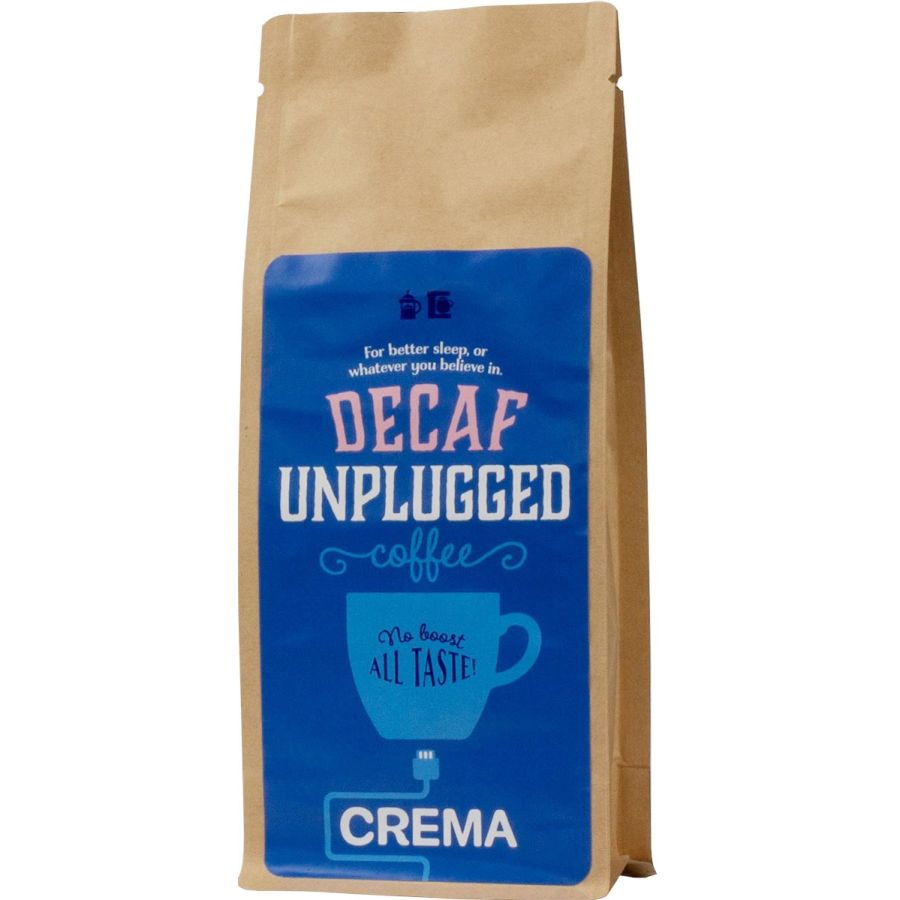 Crema Unplugged Decaf koffeinfri kaffe 250 g