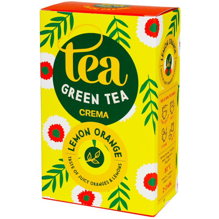 Crema Green Tea Lemon Orange 75 g