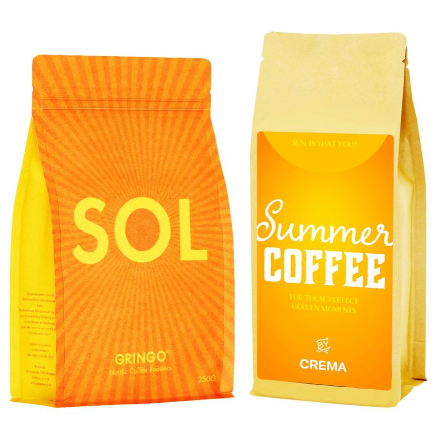 Crema & Gringo Nordic sommer kaffe 2 x 250 g malet