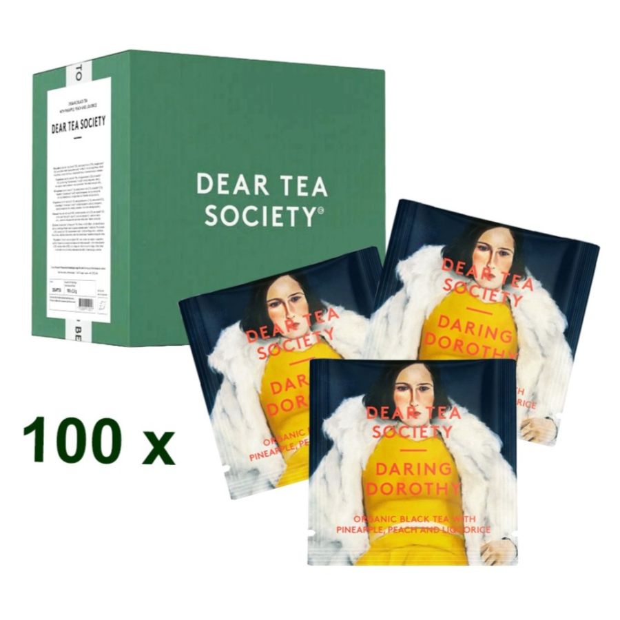 Dear Tea Society Daring Dorothy økologisk sort te, 100 teposer