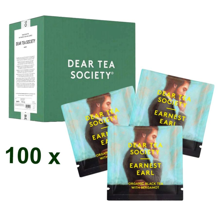 Dear Tea Society Ernest Earl økologisk sort te, 100 teposer
