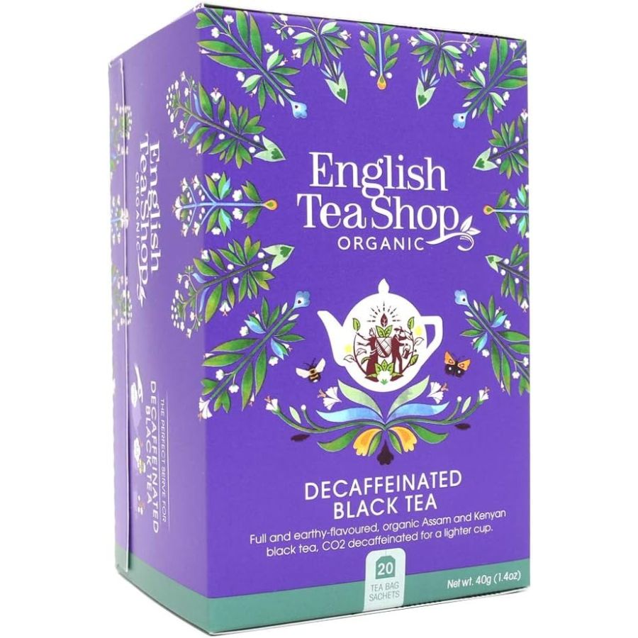 English Tea Shop Organic Decaffeinated Black Tea, 20 tebreve