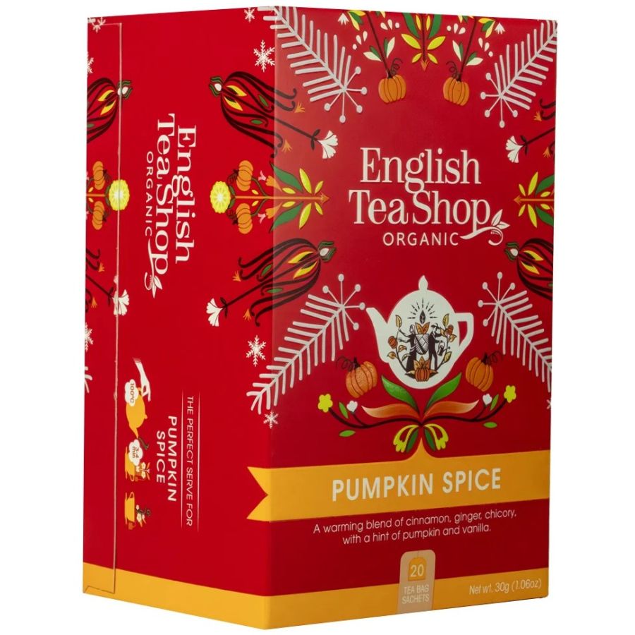 English Tea Shop Organic Pumpkin Spice, 20 teposer