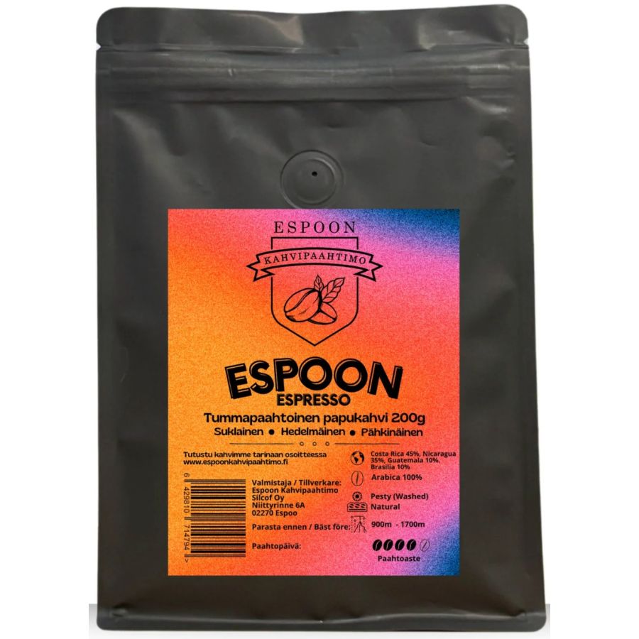 Espoon Kahvipaahtimo Espoon Espresso 200 g kaffebønner