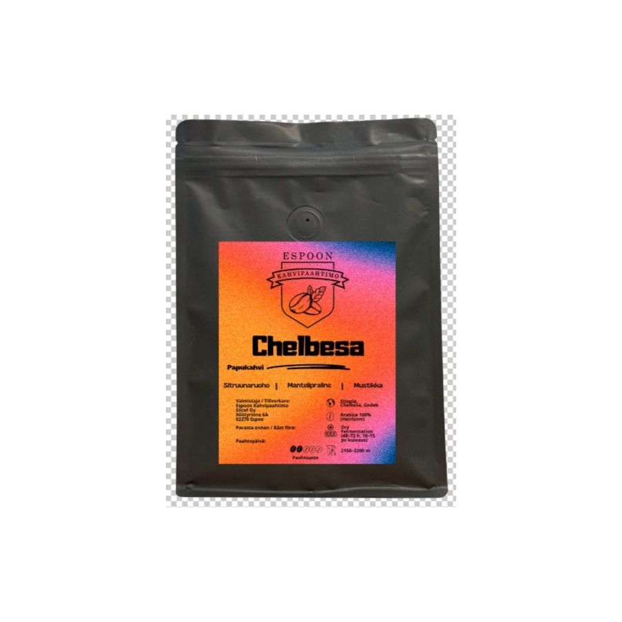 Espoon Kahvipaahtimo Etiopia Chelbesa Dry Fermented 200 g kaffebønner