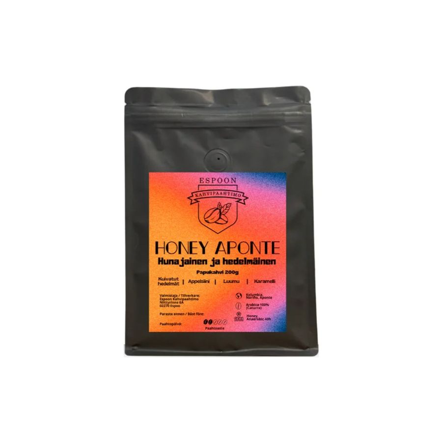 Espoon Kahvipaahtimo Honey Aponte 200 g kaffebønner
