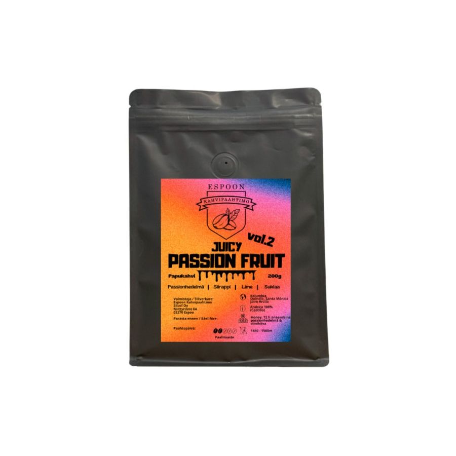 Espoon Kahvipaahtimo Juicy Passion Fruit 200 g kaffebønner