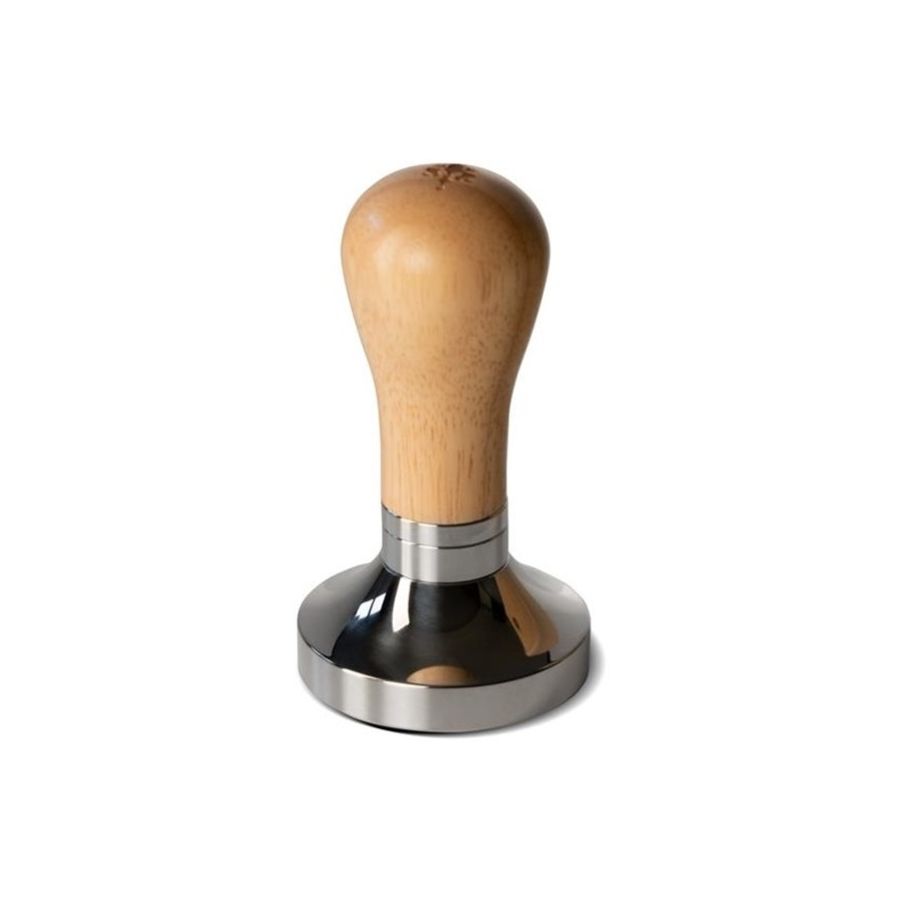 Eureka Justerbar Tamper 58 mm, naturlig eg