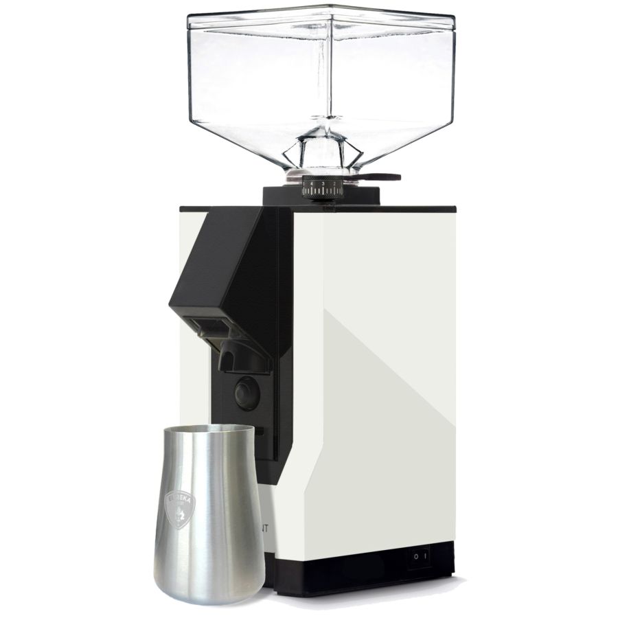 Eureka Mignon Filtro Silent 15BL Coffee Grinder, White