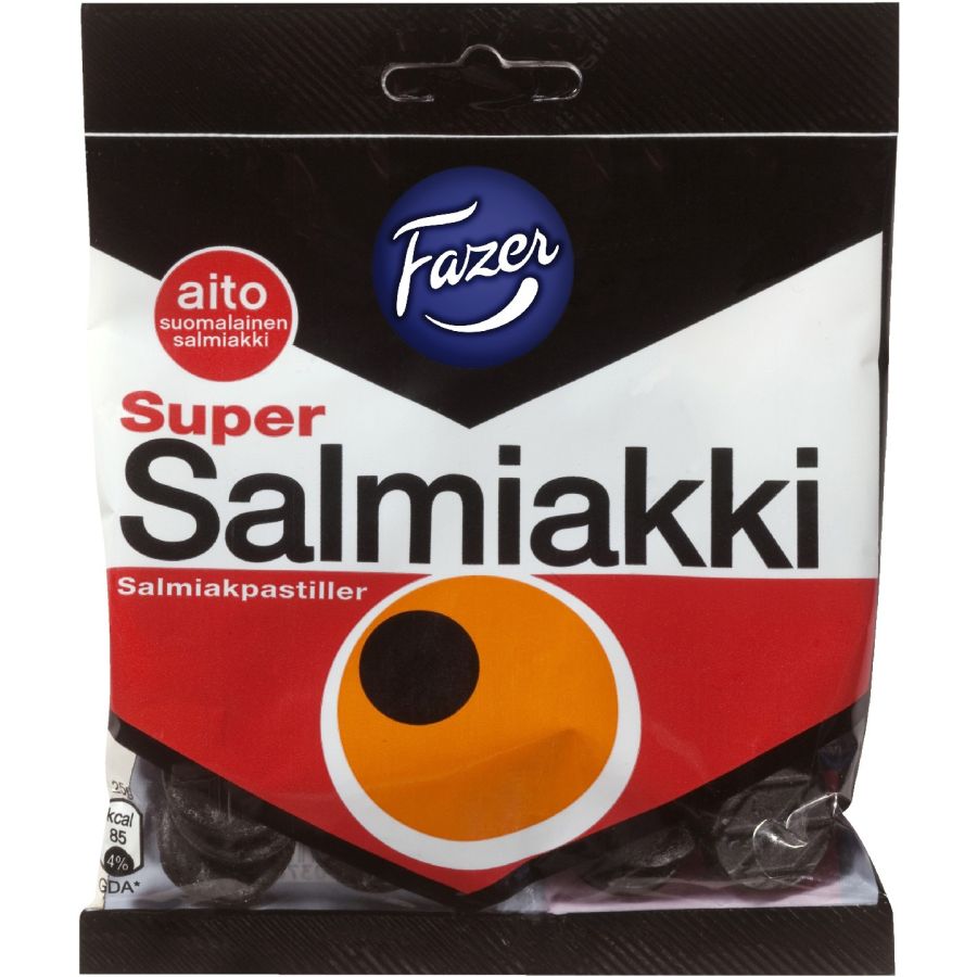 Fazer Super Salmiakki slikpose 80 g