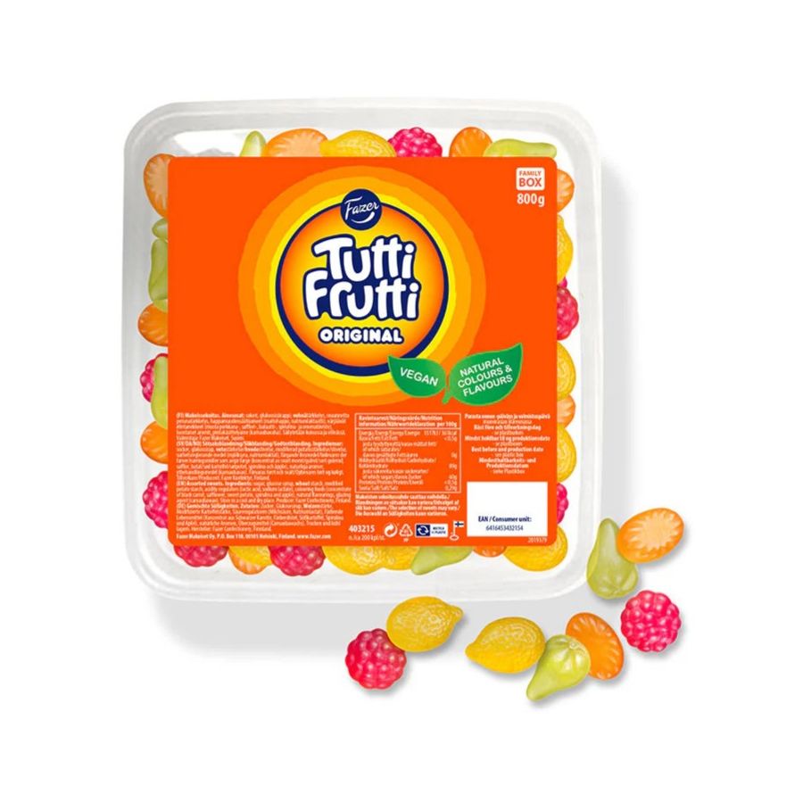 Fazer Tutti Frutti Original frugtslik 800 g