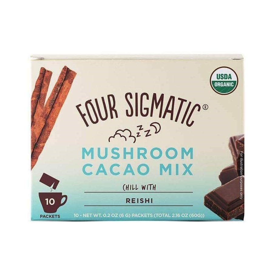 Four Sigmatic Mushroom Cacao Mix With Reishi, 10 portionsposer
