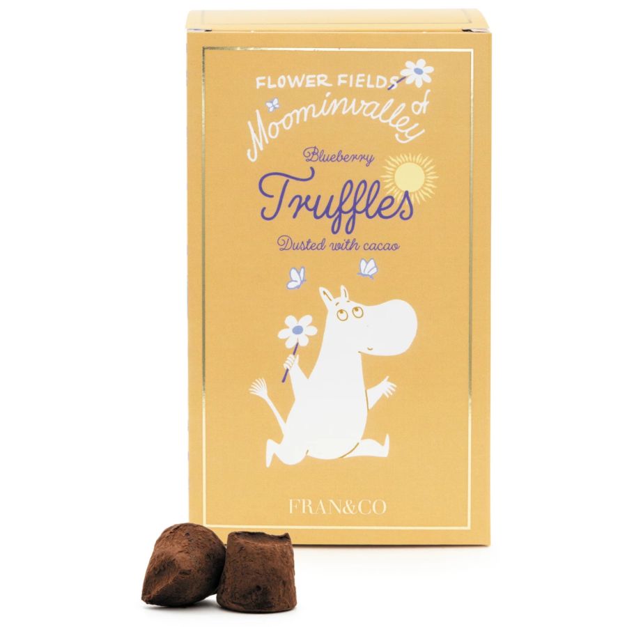 FRAN&Co Moomin chokoladetrøfler med blåbær 100 g