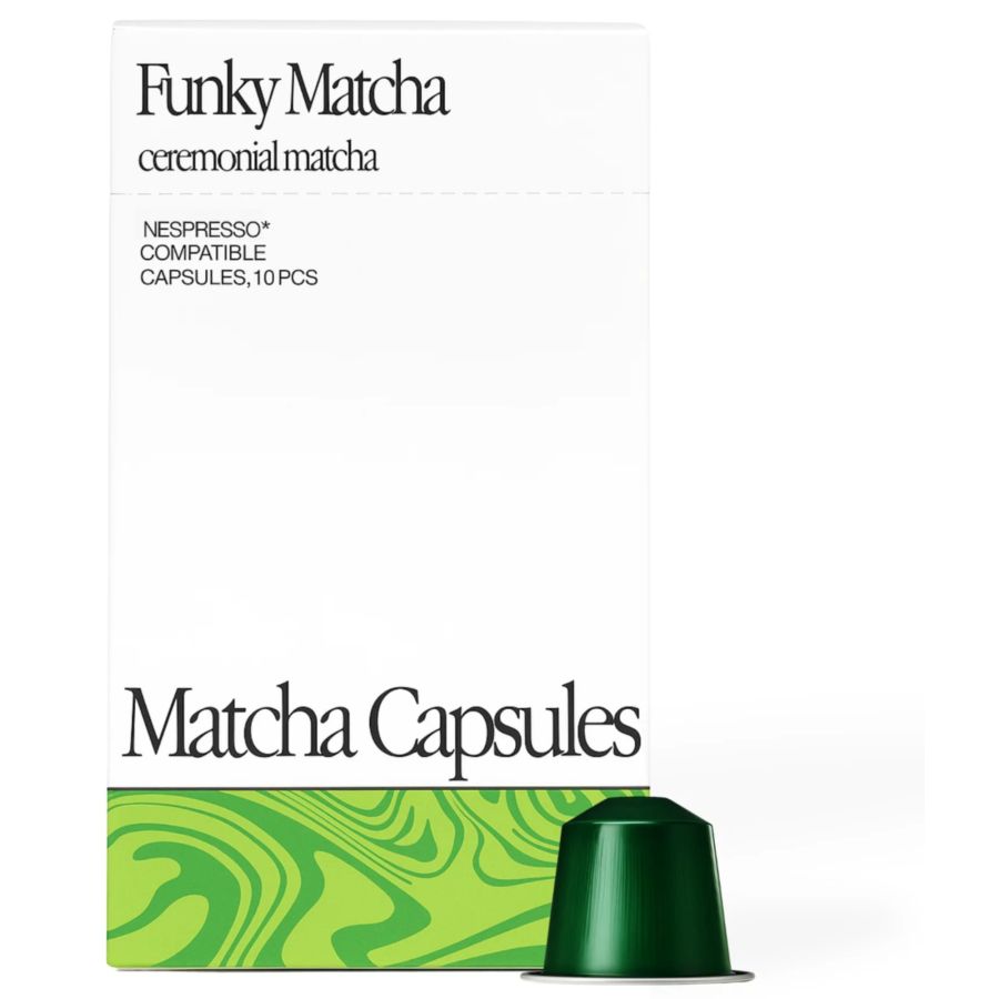 Funky Matcha Ceremonial Matcha Nespresso-kompatible matchakapsler 10 stk.