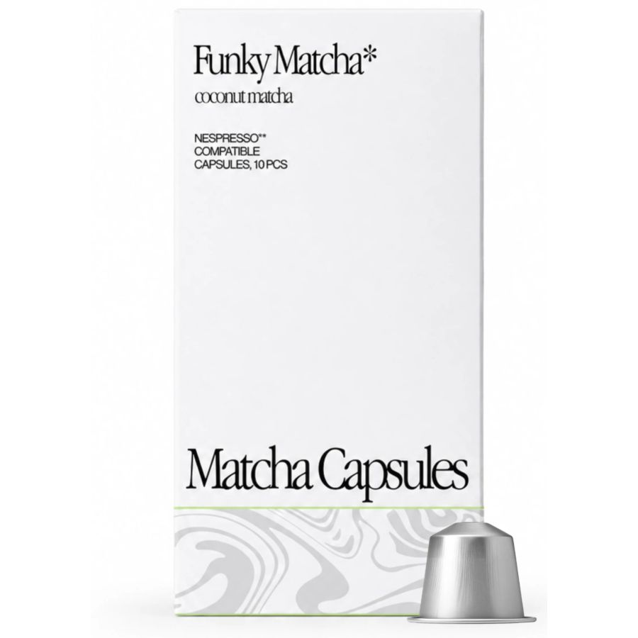 Funky Matcha Coconut Matcha Nespresso-kompatible matchakapsler 10 stk.