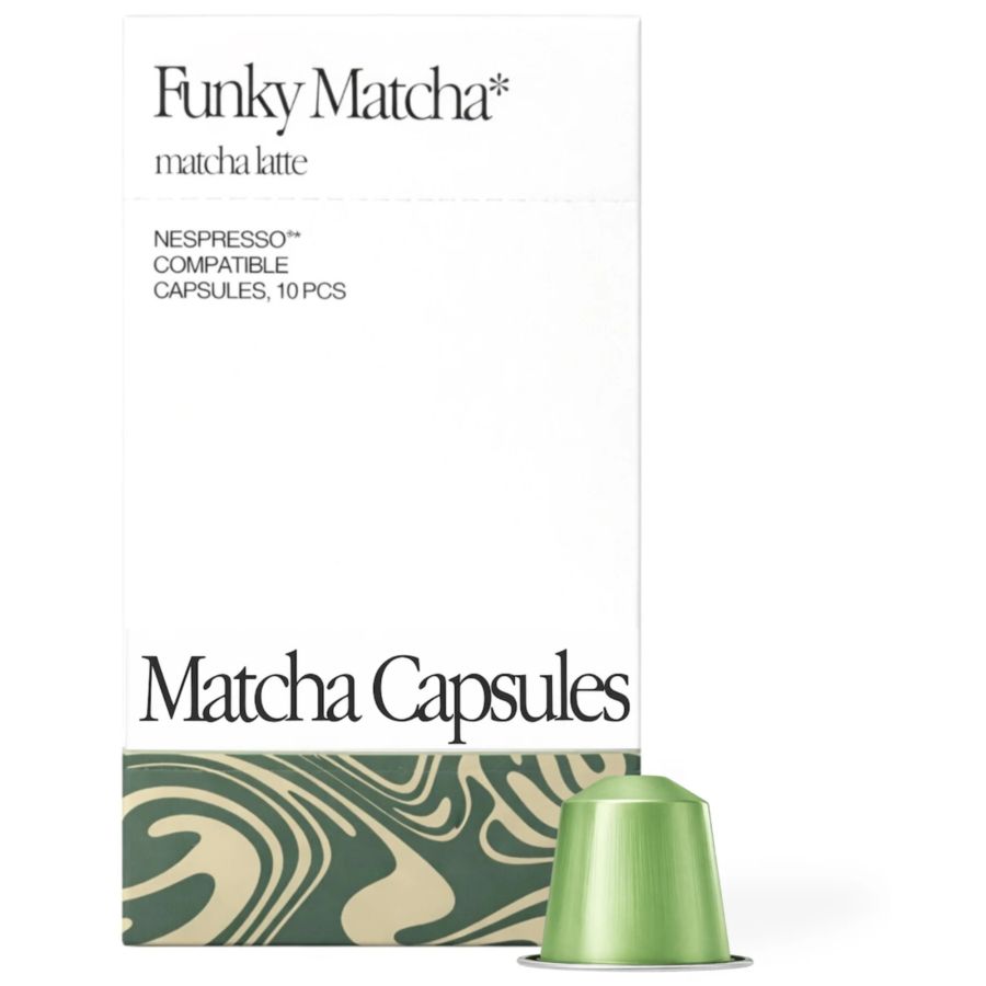 Funky Matcha Matcha Latte Nespresso-kompatible matchakapsler 10 stk.
