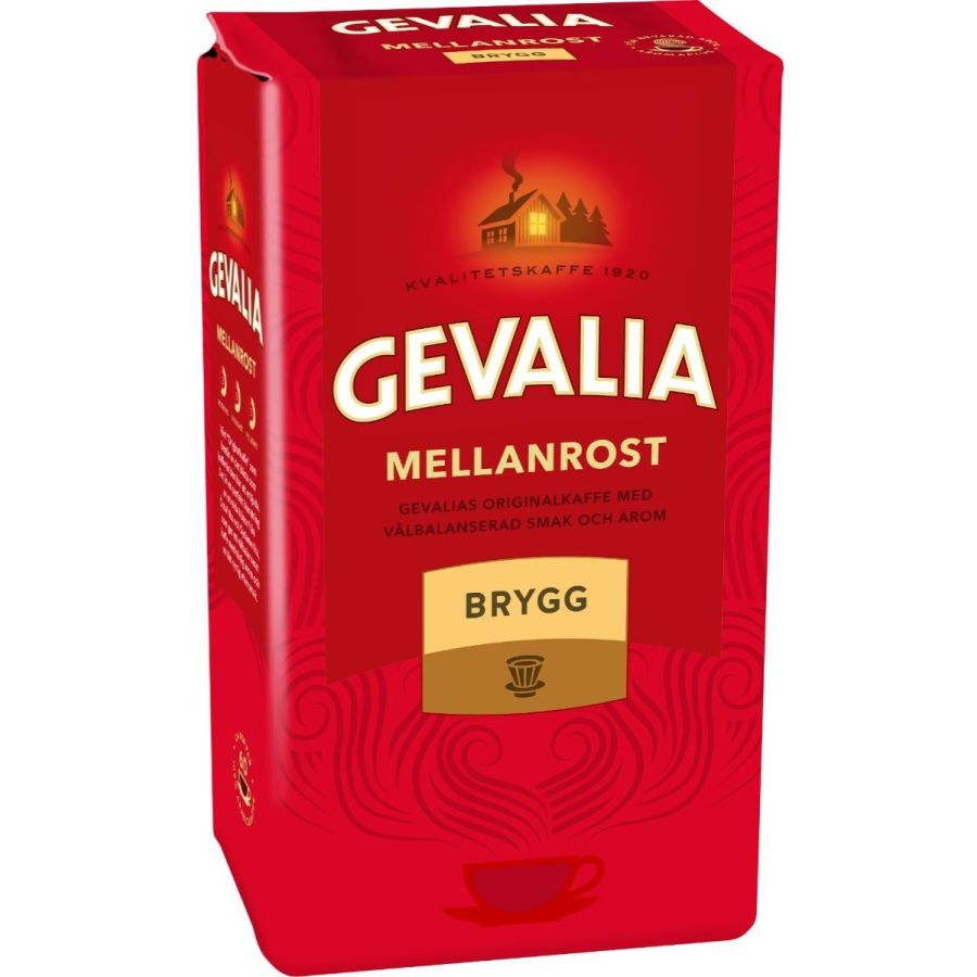 Gevalia Mellanrost Brygg 450 g malet kaffe