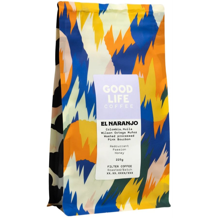 Good Life Coffee El Naranjo Washed Pink Bourbon, Colombia 225 g kaffebønner