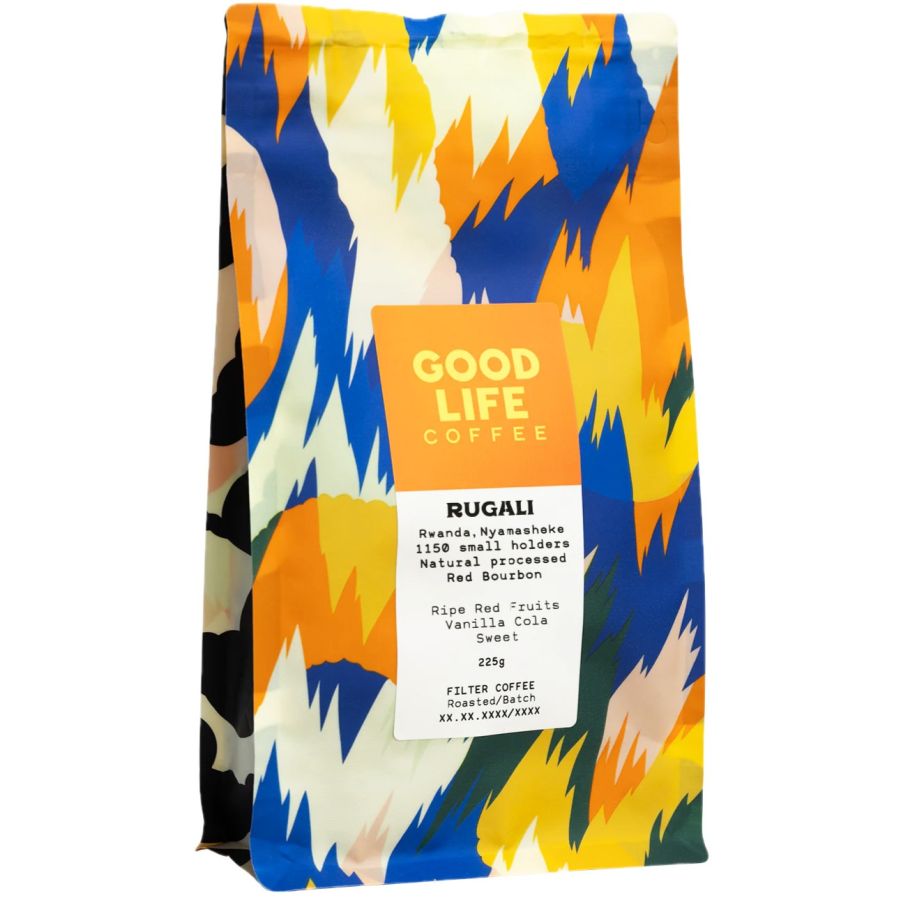 Good Life Coffee Rugali Natural, Rwanda 225 g kaffebønner