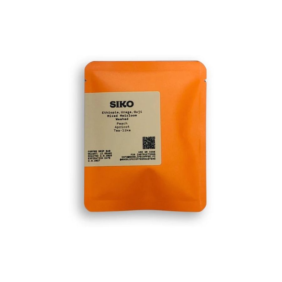 Good Life Coffee Siko Washed, portionskaffepose 5 x 12 g