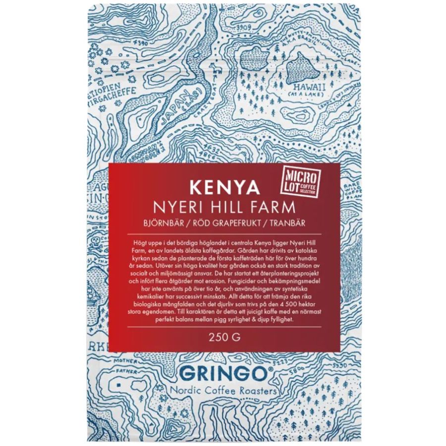 Gringo Nordic Kenya Nyeri Hill Farm 250 g Coffee Beans