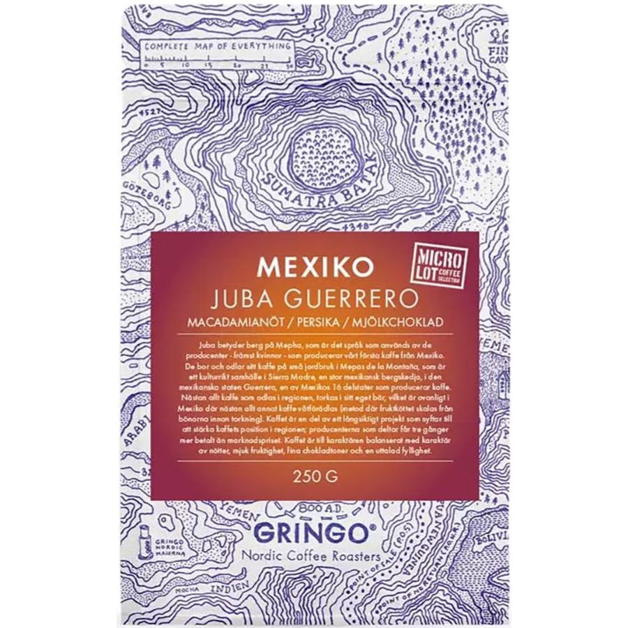 Gringo Nordic Mexiko Juba Guerrero 250 g kaffebønner