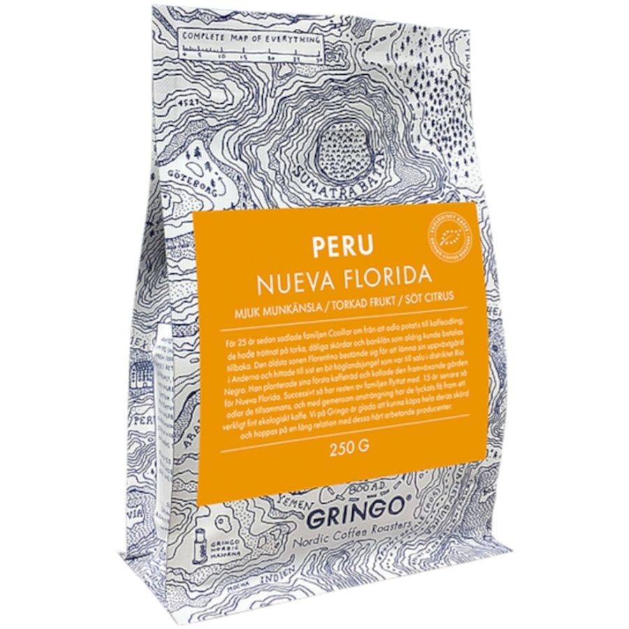 Gringo Nordic Peru Nueva Florida Organic 250 g kaffebønner