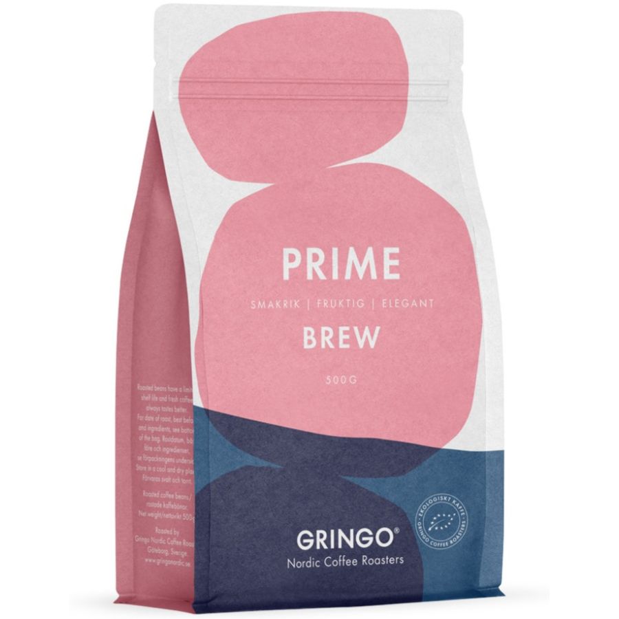 Gringo Nordic Prime Brew EKO 500 g kaffebønner
