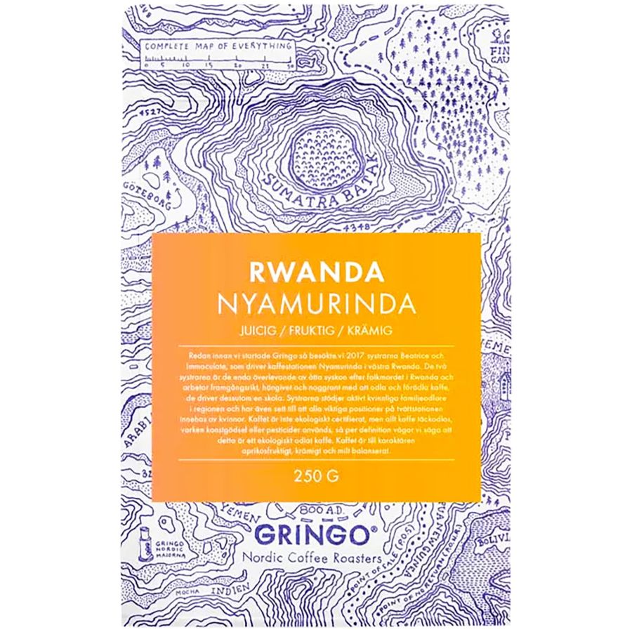Gringo Nordic Rwanda Nyamurinda 250 g kaffebønner