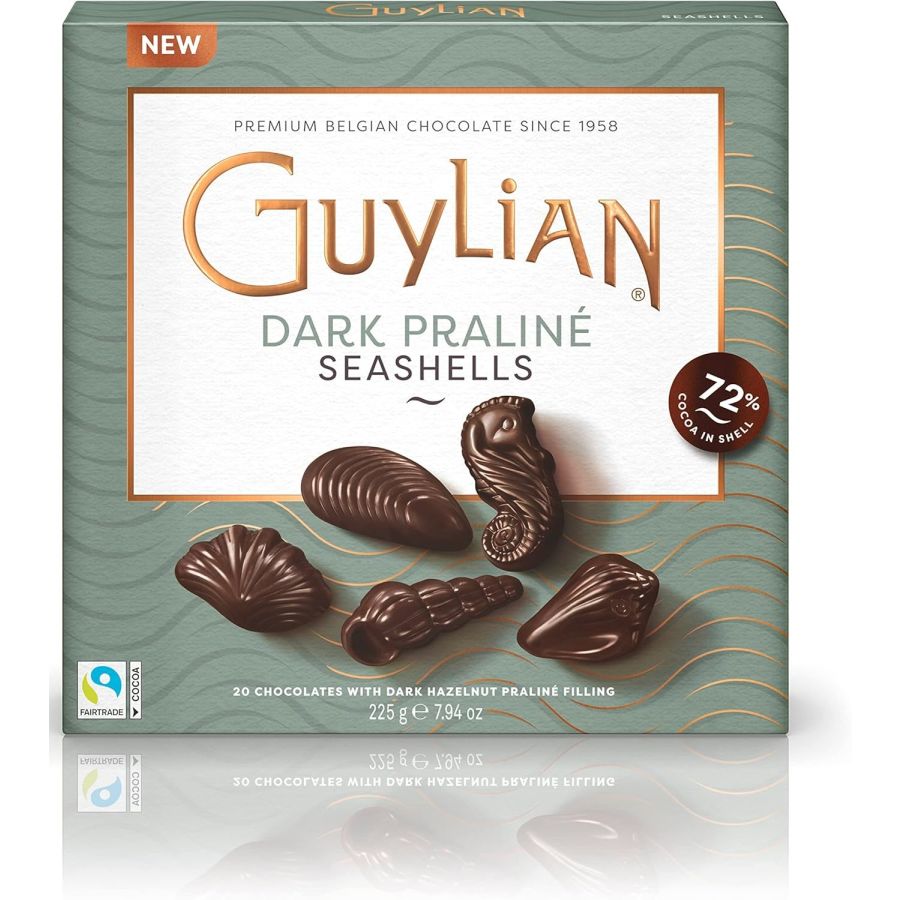 Guylian Dark Praliné Seashells chokoladekonfekt 225 g